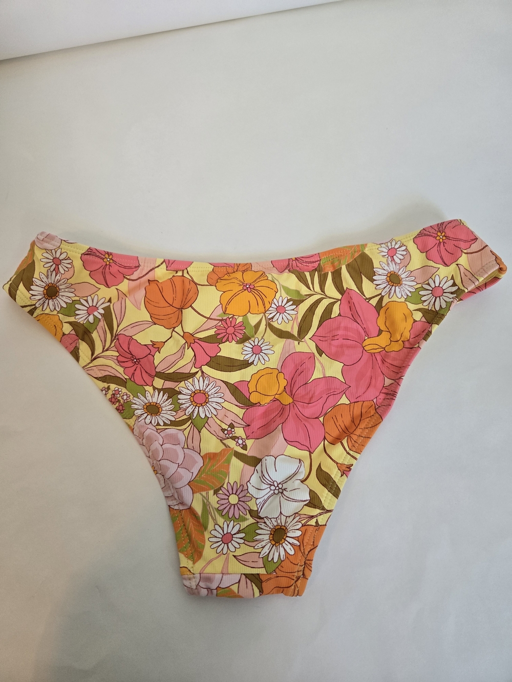 NEW Floral Pink & Orange Bikini Set - Women's Top Size Medium & Bottoms Size S - Picture 11 of 15